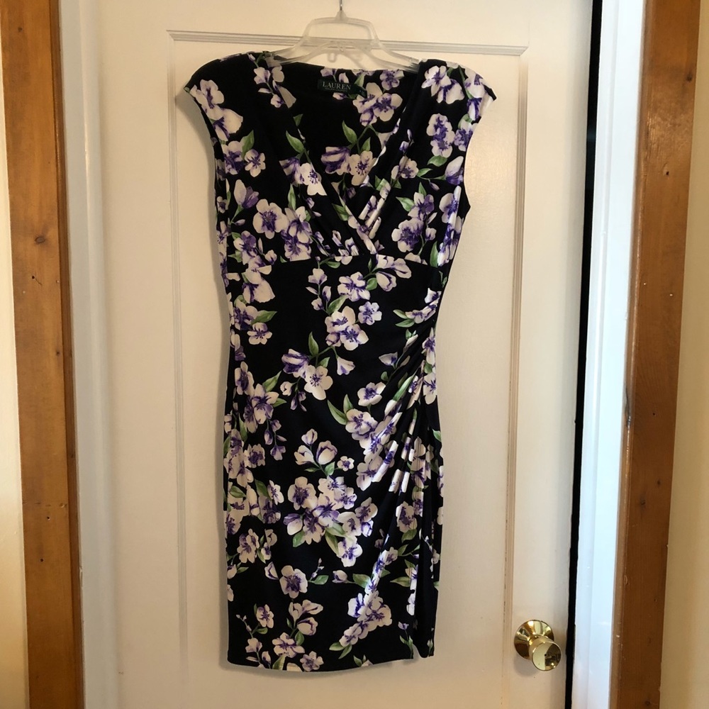 Lauren Ralph Lauren v neck dress